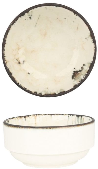 Rinart Serveerschaal - Mega - Porselein - 8 cm - set van 2