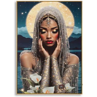 Schilderij On Canvas With Led Venus Laquared With Frame 70×4×100 cm