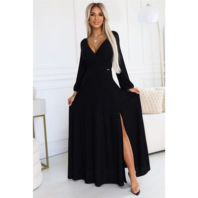 Midnight Flow Dress - Black / XS