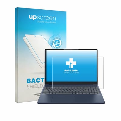 upscreen - Screenprotector voor Lenovo IdeaPad Slim 3i Gen 11 15" - Folie Beschermfolie transparant antibacterieel