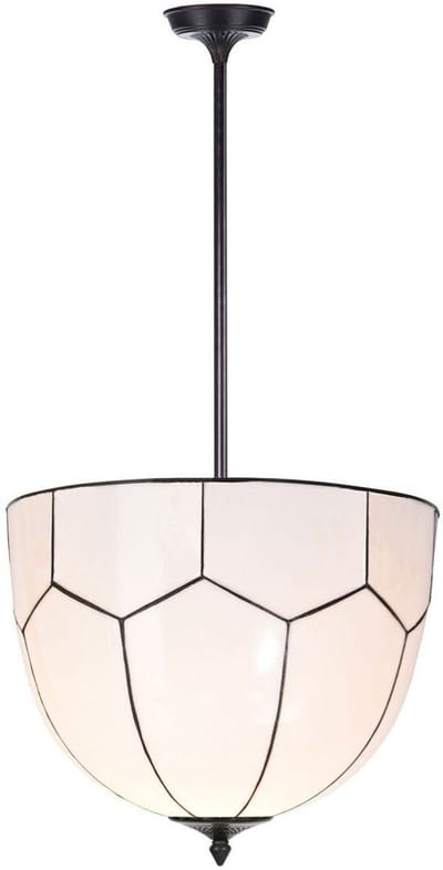 Tiffany up-light Hanglamp Carraway - Art Deco Trade