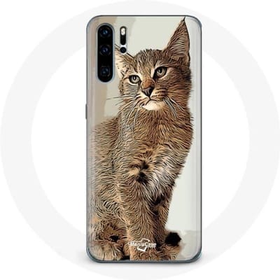 Coque pour Huawei P30 Siamois Race de chats