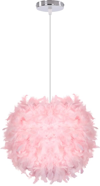 Modern Hanglamp Veren Kroonluchter Plafondlamp voor Slaapkamer Woonkamer Gang Roze