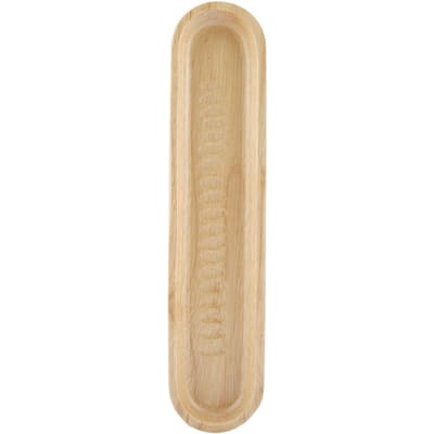 Elegante Sushi Schaal in Scheepsvorm Snacks Desserts Houten Serveerschaal voor Thuis Restaurant 27*6*2cm beige