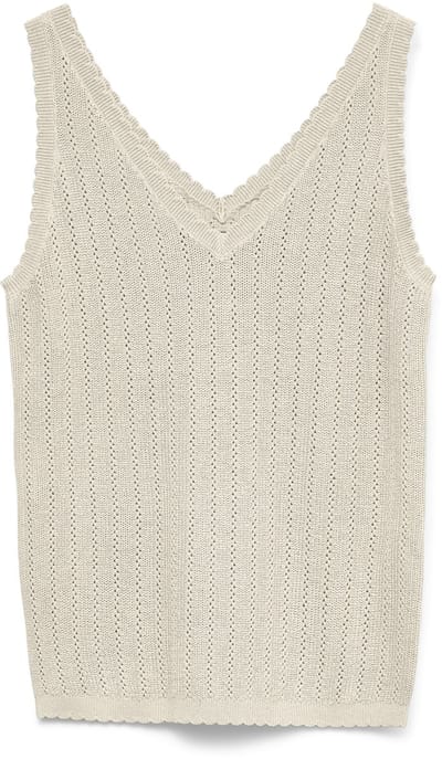 VERO MODA - VMNEWLEX POINTELLE V-NECK TOP NOOS - Dames - Gebreide truien
