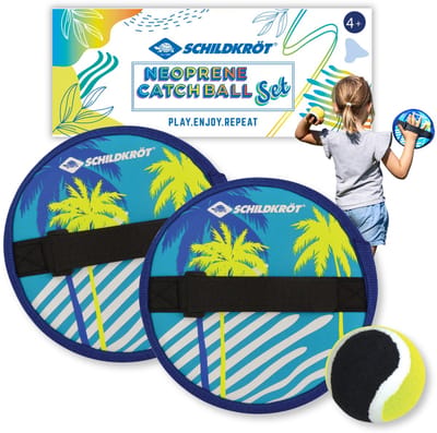 Schildkröt Neopreen Velcro Ballenset - Vangspel voor kinderen en volwassenen.