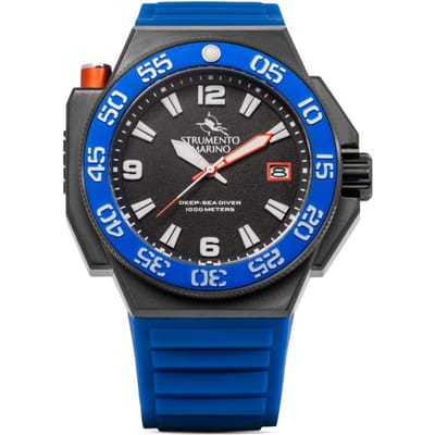 Strumento Marino 100ATM SM129S-BK-NR-BL Horloge Heren 46MM