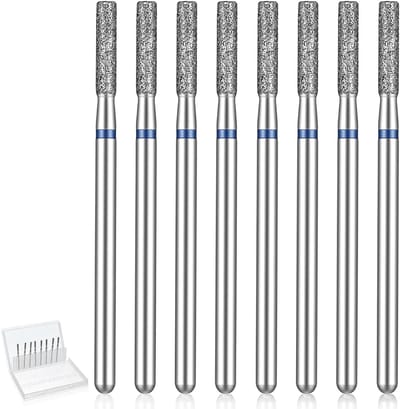 8-delige set nagelknippers en diamantnagelfrees voor manicure en nagelverzorging met cuticle kit