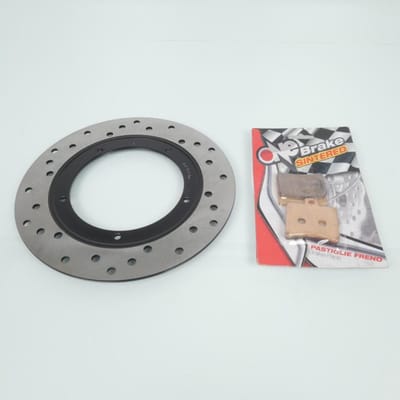 schijfset achterrem één voor aprilia 300 scarabeo lichte scooter 2009 tot 2010