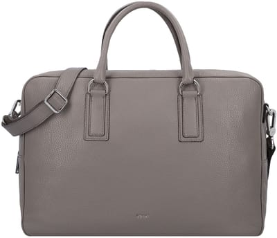 abro Adria Schoudertas Leer 39 cm - Dames - zinc