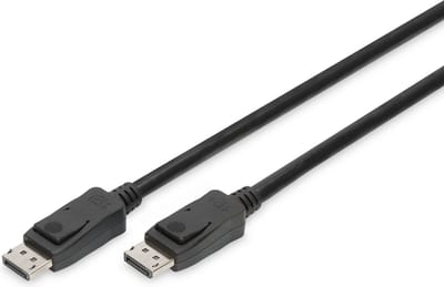Digitus AK-340106-010-S DisplayPort kabel 1 meter Zwart