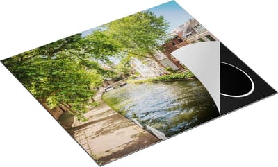 Chefcare Inductie Beschermer Oudegracht in Utrecht - 60x50 cm - Afdekplaat Inductie - Kookplaat Beschermer - Inductie Mat