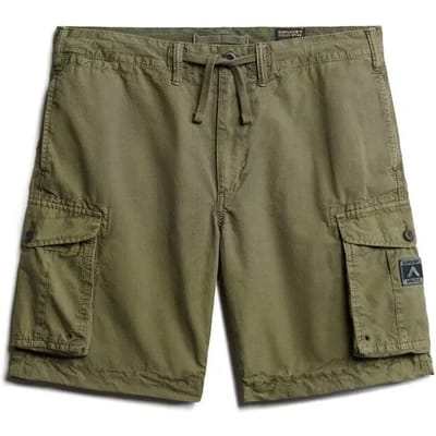Superdry Broek Parachute Light Short M7110435a Chive Green Mannen Maat - W28