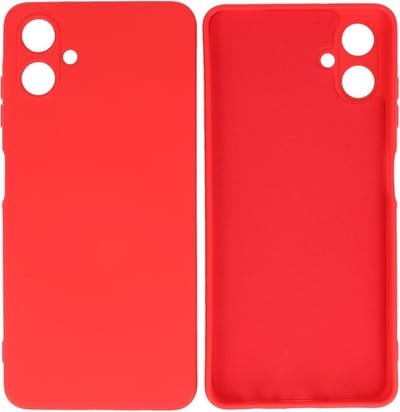 Hoesje Geschikt voor de Samsung Galaxy 06 - Fashion Backcover Hoesje - Colorful Telefoonhoesje - Rood