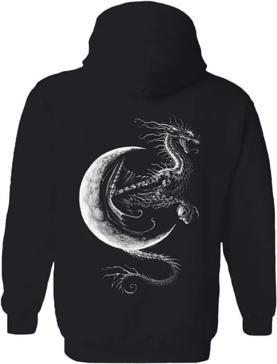 Draak Wing Dragon The Coloured House Hoodie S