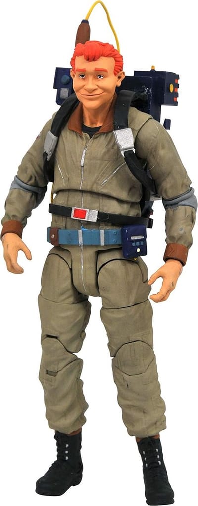 Geanimeerde Ghostbusters Actiefiguren - Peter, Ray & Stay-Puft Marshmallow Man - Diorama Serie