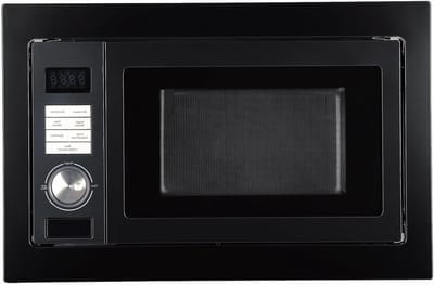 Inbouw Magnetron - Oven met Grill - Snel Eten Bereiden - 8 Automatische Programma's - 25 Liter Inhoud - Zwart