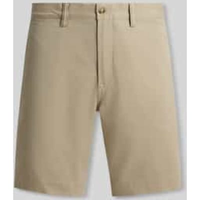 Straight fit chino-shorts van Katoenmix