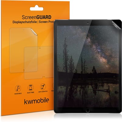 kwmobile beschermhoes geschikt voor Apple iPad Pro 12.9" (2015 / 2017) - Antireflecterende beschermfolie voor tablet met volledig scherm