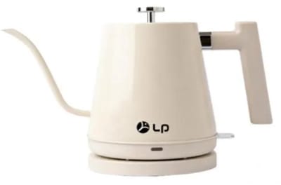 ECTEATOY® Elektrische Waterkoker Zwanenhals - 0.8 Liter - RVS - Beige - Droogkookbeveiliging - Schenkketel voor Koffie & Thee