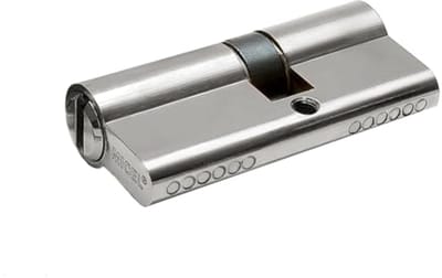 Veiligheidscilinder Europees profiel 40 x 60 mm met lange nokken en nikkelafwerking