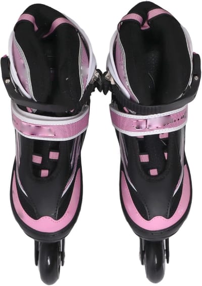 Kinderskeelers - Glijrolschaatsen - Volledige Lichaamsoefening - Verstelbaar PU Mesh - 35 x 33 x 11 cm - Roze