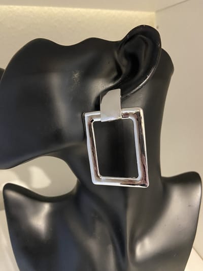 Vierkante hang oorknoppen | | Make up | Parfum | Moederdag | Verjaardagscadeau| Cadeautje| Valentijnsdag| Kado | sieraden | vaderdag | oorbellen | oorsieraden