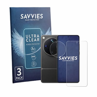 Savvies - Screenprotector voor Oppo Find X9 Ultra (Voor+Camera) - Folie Beschermfolie transparant 6 Stuks