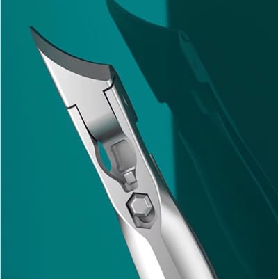 WiseGoods Premium Hoeknagelknipper Met Brede Opening - RVS Nagelknipper - Voetverzorging - Verzorging - Voor Nagels - Zilver
