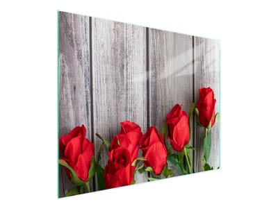 TMK ArtDeko - Snijplank - 52x30 cm - Rós - Glas - Antislip