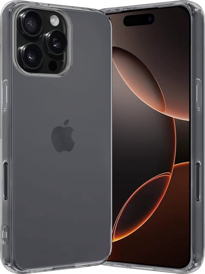 Hoes - Geschikt voor Apple iPhone 16 Pro - Sterk & Shockproof - Hoesje Cover - Siliconen Case - Transparant