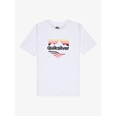 Quiksilver Horizon Fade T-shirt Met Korte Mouwen Wit 14 Years Jongen