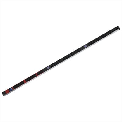BACHMANN BN0500 19 PDU 1HE 36xC13, 6x C19, vermogensmeting, aansluiting CEE 3x16A, rood
