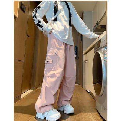 Pantalon de travail style vintage été dernier style pour femmes loisirs polyvalent coupe confortable pantalon droit athlétique 2XL