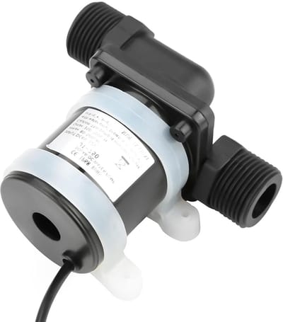 Mini Circulatiepomp - Waterpomp 12V - Water Verplaatsen - Laag Geluidsniveau - 700 L/U - Zwart