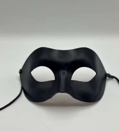 Zwart leren masker heren - Handgemaakt gala masker - gemaskerd bal masker - Zorro masker - Venetiaans masker heren