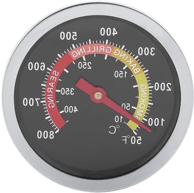 Allecto plus - Roestvrijstalen BBQ-thermometer voor Grill en Oven, Temperatuur