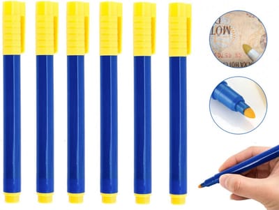 6 Stuks - Valsgeld Detectiepen - Controlestift valsgeld detectiestift Set - Euro Quick - Vals Geld Pen - Nep Geld Detector Stift - Detectie - Pen - voor bankbiljetten/vals geld