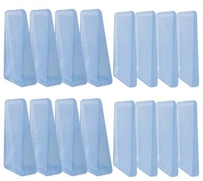 Meubel Niveau Wiggen - 16 Stuks Met 2 Hoogtes - Flexibele En Stapelbare Levelers Voor Toiletten, Deuren En Tafel Stabilisatie
