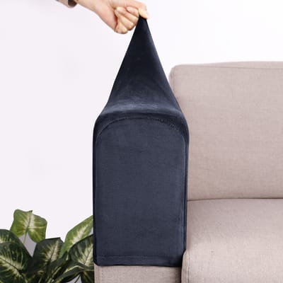 Armleuninghoezen, rugleuninghoezen, armleuningbeschermers en antislip stoelhoezen zijn geschikt voor banken en relaxfauteuils. Ze zijn zacht, dik, pluizig en comfortabel, en ideaal voor katten- en hondenbezitters (blauw).