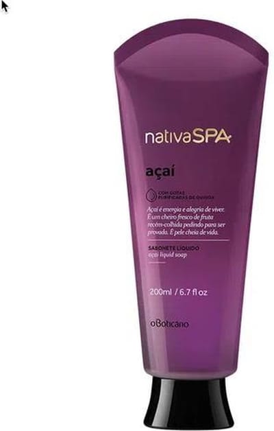 O Boticario Nativa SPA Vloeibare Zeep Açaí 200ml