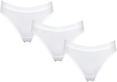 3-Pack Dames Bikini slip Wit - maat S