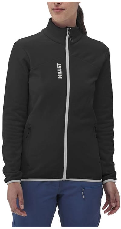 Millet Seneca Fleece Met Volledige Rits Zwart S Vrouw