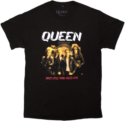 Queen - Crazy Little Thing Heren T-shirt - M - Zwart