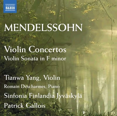 Tianwa Yang, Romain Descharmes, Sinfonia Finlandia Jyväskylä, Patrick Gallois - Mendelssohn: Violin Concertos, Violin Sonata In F Minor (CD)