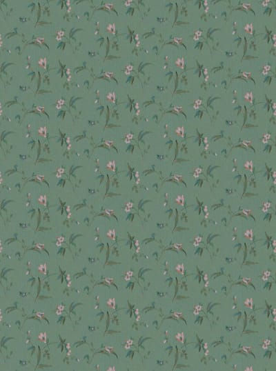 Boråstapeter Vliesbehang 5535 - Swedish Grace - Klassiek Groen - 49cm x 2.65m