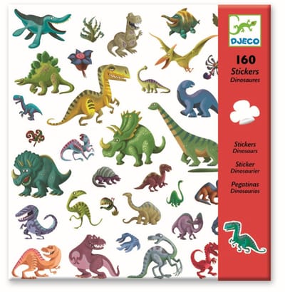 Djeco stickervellen: dinosaurussen