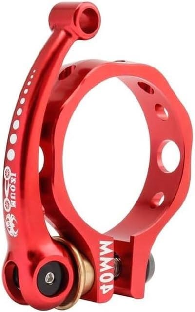 Zadelklem - Fietsonderdeel - Fiets Zadel Verstellen - Lichtgewicht Aluminium - 40mm 41mm - Rood