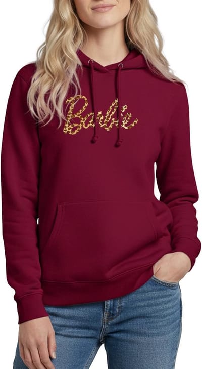 Barbie Leo Print Logo Hoodie Dames