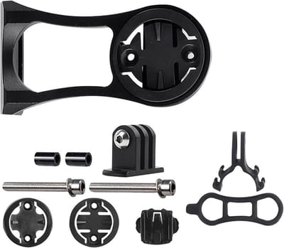 Fietsaccessoires - fietscomputerhouder - sportcamera-uitbreidingshouder - aluminium snelspanner - geschikt voor sportcamera-uitbreidingshouder aan de voorzijde - universele accessoires voor racefietsen en mountainbikes